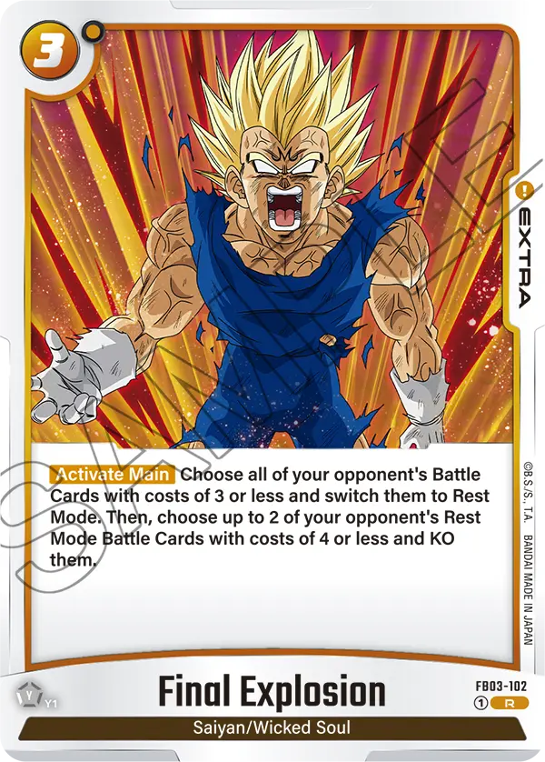 Final Explosion FB03-102 card