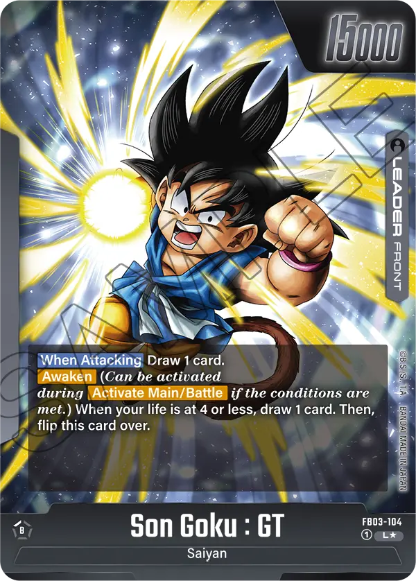 Son Goku : GT FB03-104-p1 card