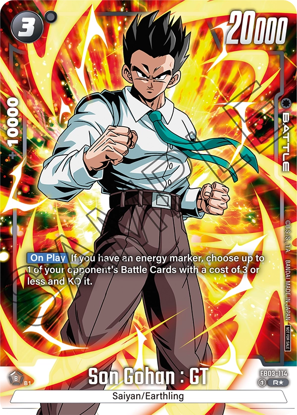 Son Gohan : GT FB03-114-p2 card