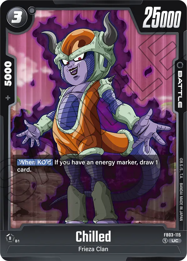Chilled FB03-115 card