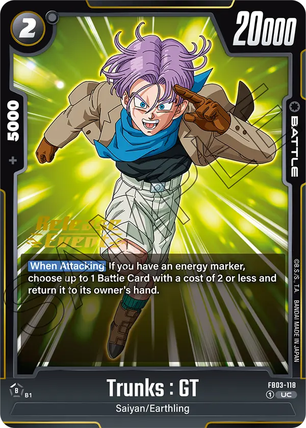 Trunks : GT FB03-118-p1 card