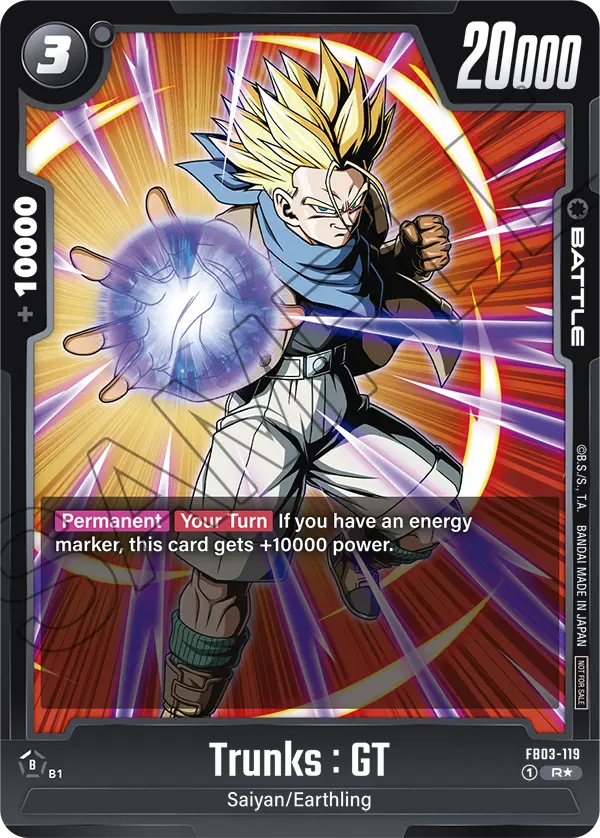 Trunks : GT FB03-119-p1 card
