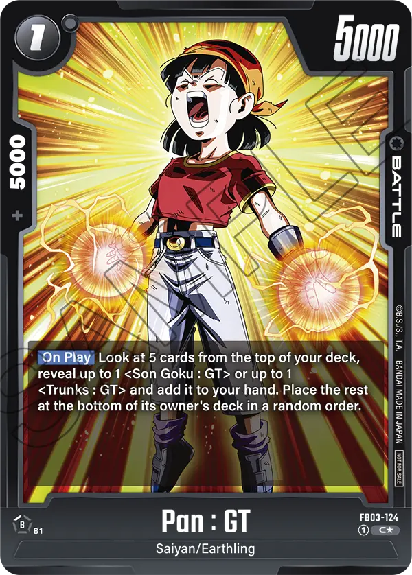 Pan : GT FB03-124-p1 card