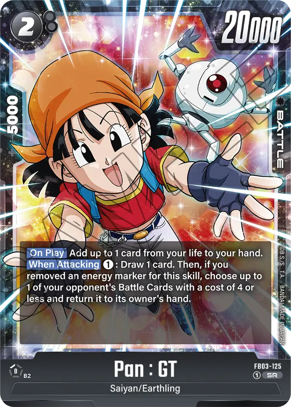 Pan : GT FB03-125 card