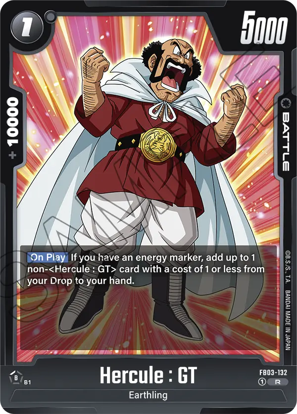 Hercule : GT FB03-132 card