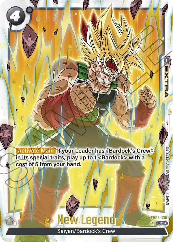 New Legend FB03-135-p1 card