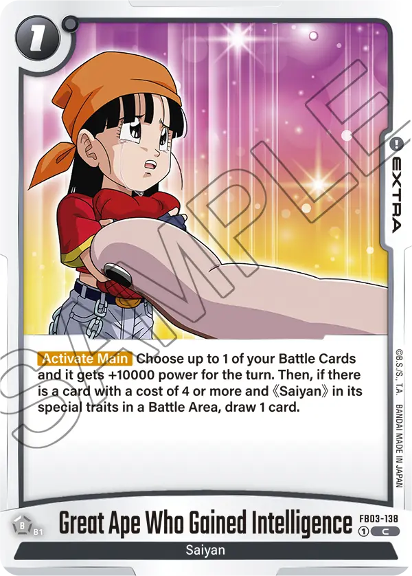 Great Ape Who Gained Intelligence FB03-138 card