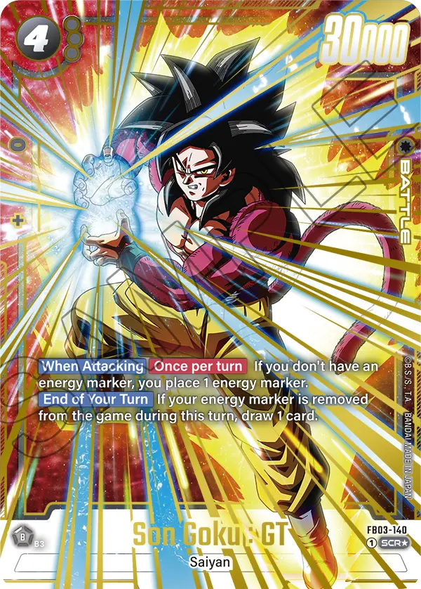 Son Goku : GT FB03-140-p1 card