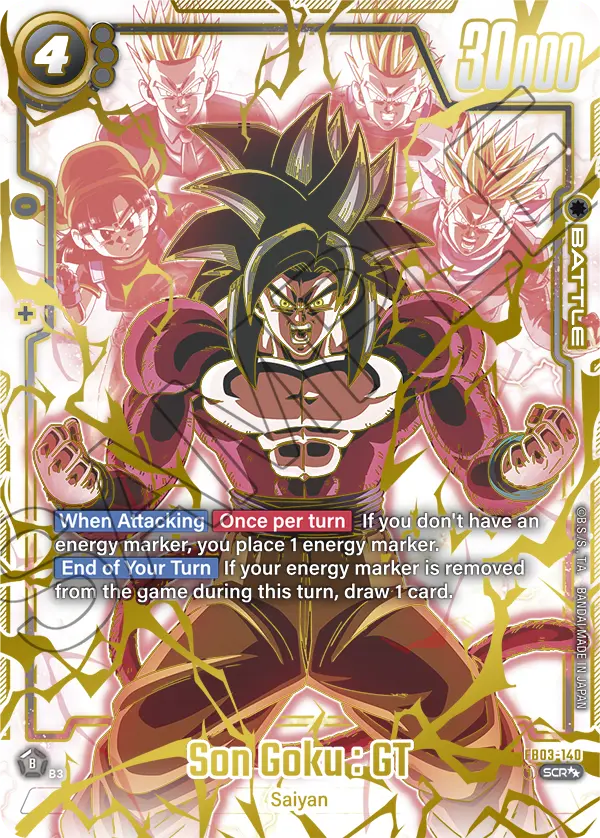 Son Goku : GT FB03-140-p2 card