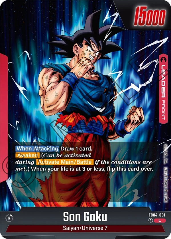 Son Goku FB04-001 Dragon Ball Fusion World card
