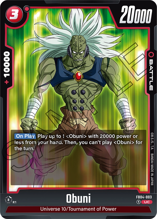 Obuni FB04-003 card