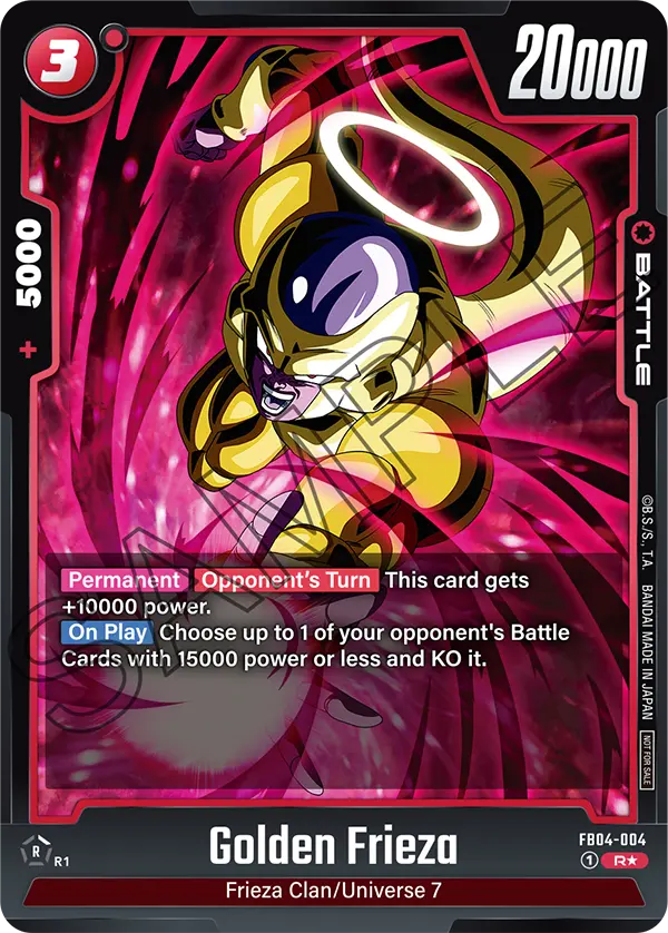 Golden Frieza FB04-004-p1 card