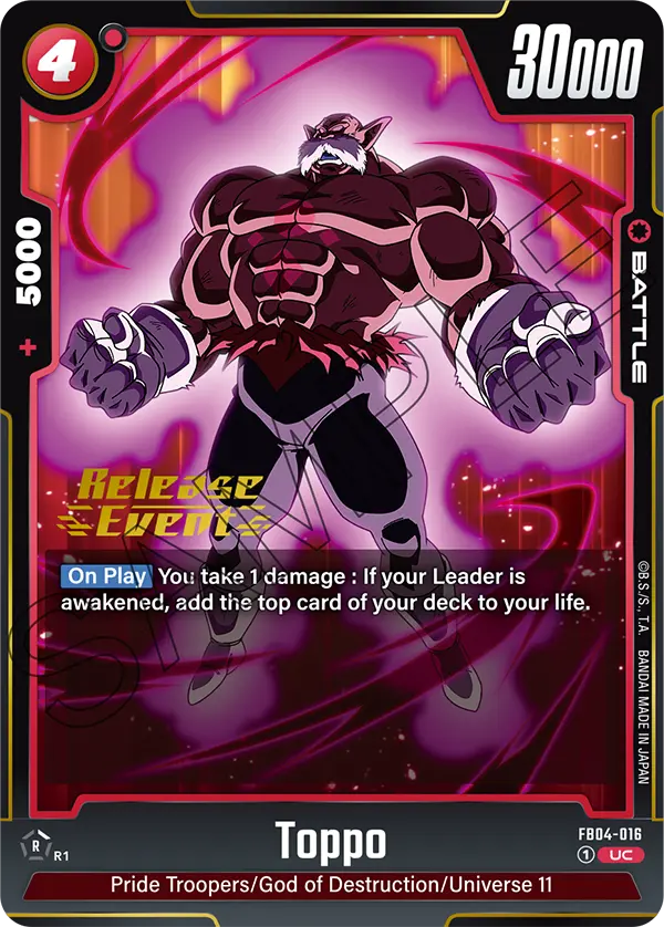 Toppo FB04-016-p1 card