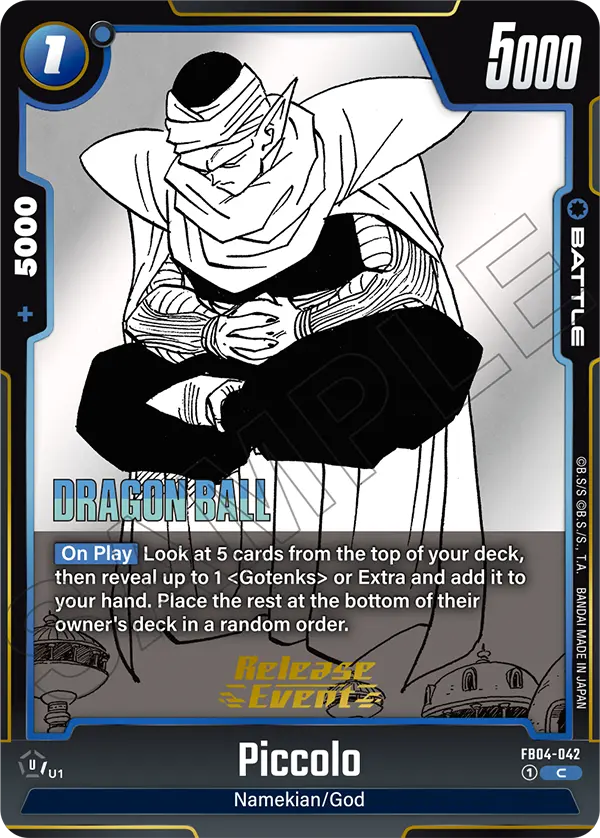 Piccolo FB04-042 Dragon Ball Fusion World card, Variant 7