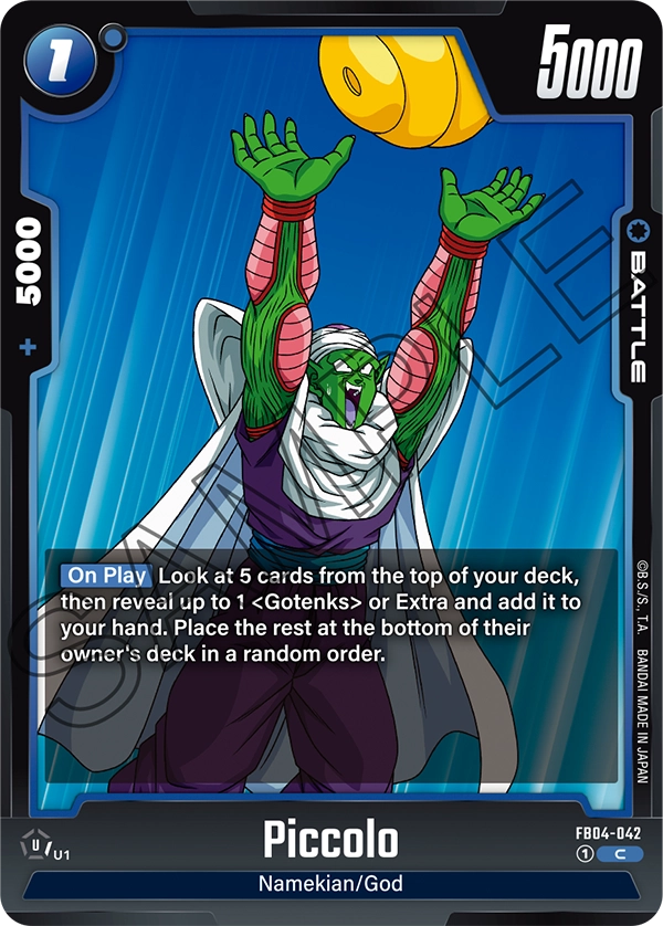 Piccolo FB04-042 card