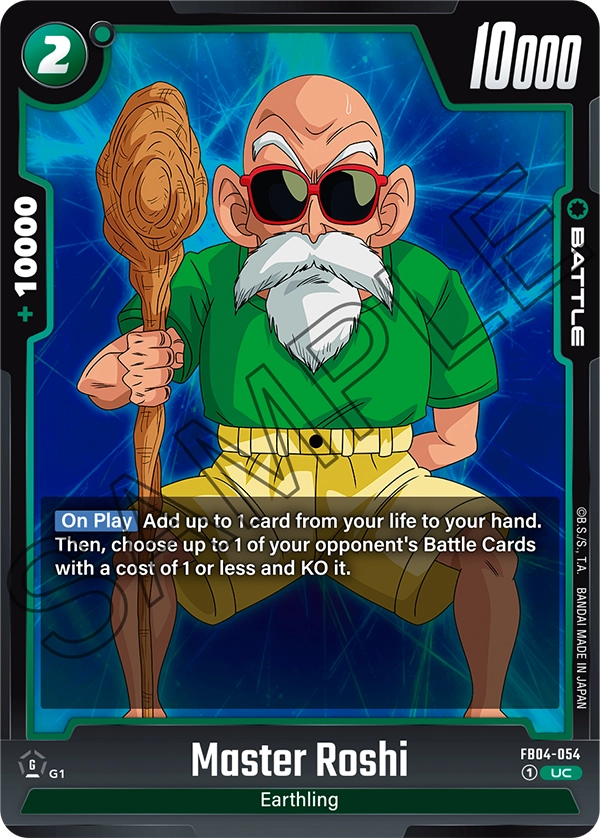 Master Roshi FB04-054 card