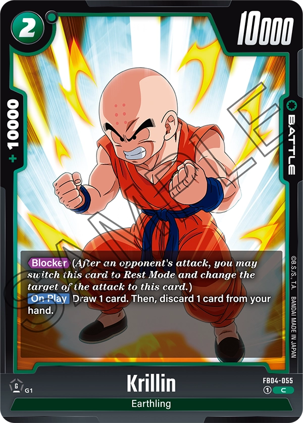 Krillin FB04-055 card