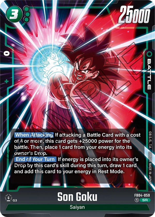 Son Goku FB04-059 Dragon Ball Fusion World card