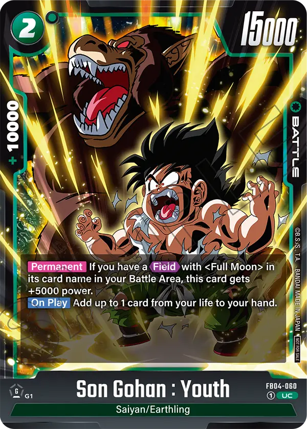 Son Gohan : Youth FB04-060-p1 card