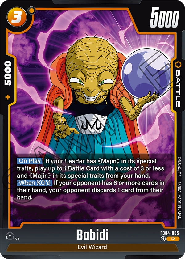 Babidi FB04-085 card
