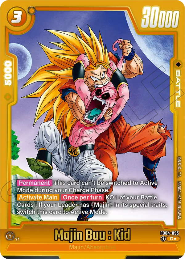 Majin Buu : Kid FB04-095-p4 card