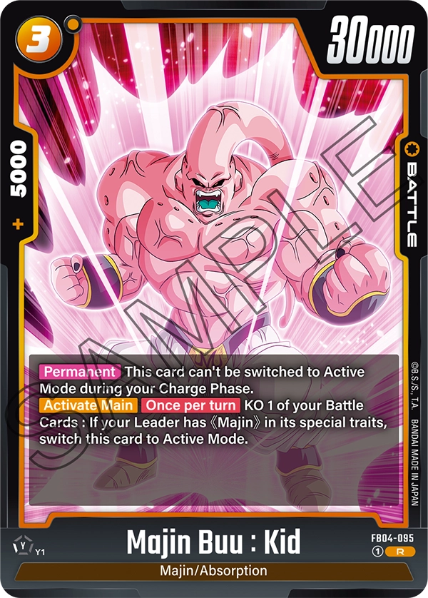 Majin Buu : Kid FB04-095 card