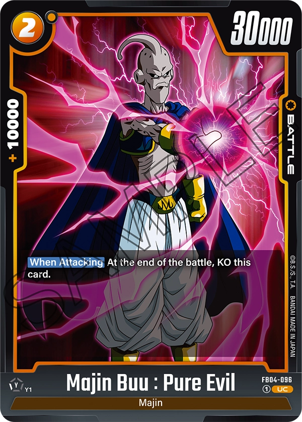 Majin Buu : Pure Evil FB04-096 card