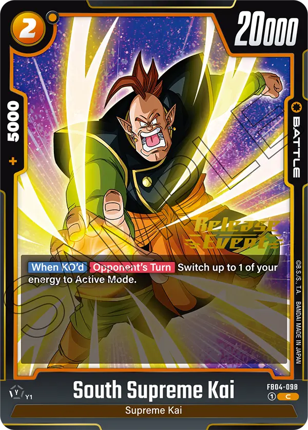 South Supreme Kai FB04-098-p1 card