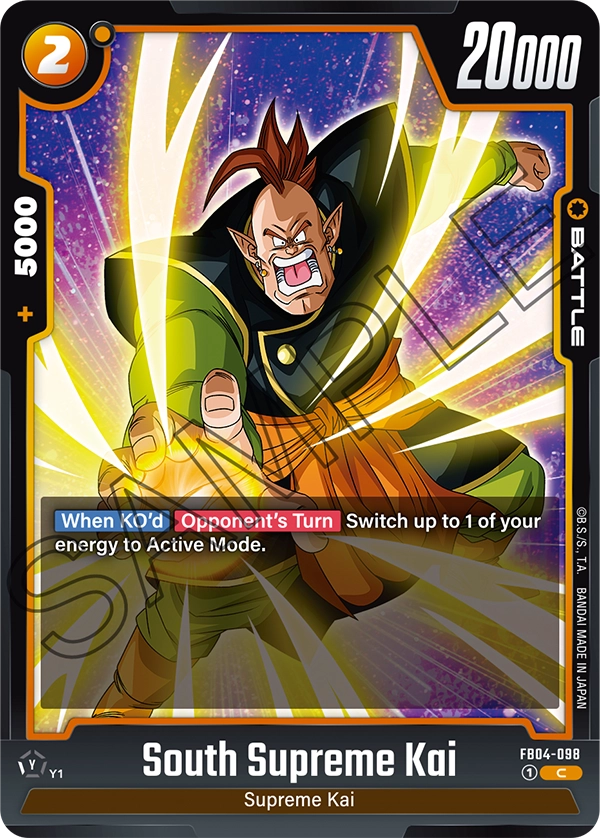South Supreme Kai FB04-098 card