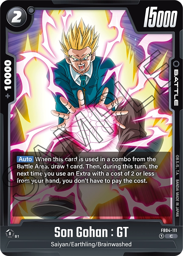 Son Gohan : GT FB04-111 Dragon Ball Fusion World card