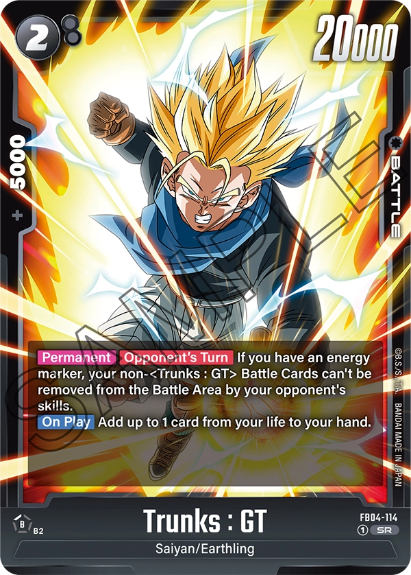 Trunks : GT FB04-114 card