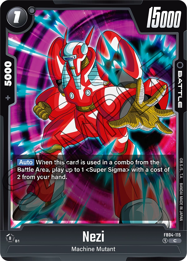 Nezi FB04-115 card