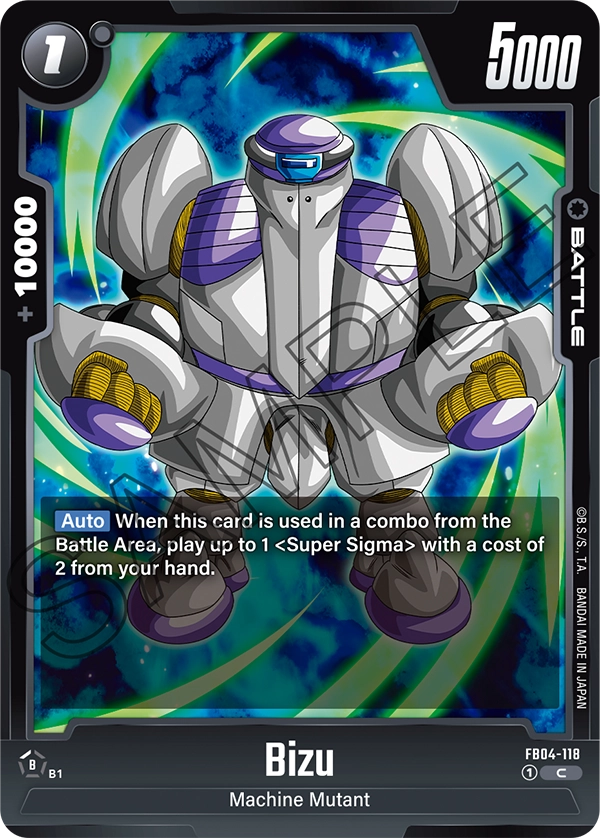 Bizu FB04-118 card