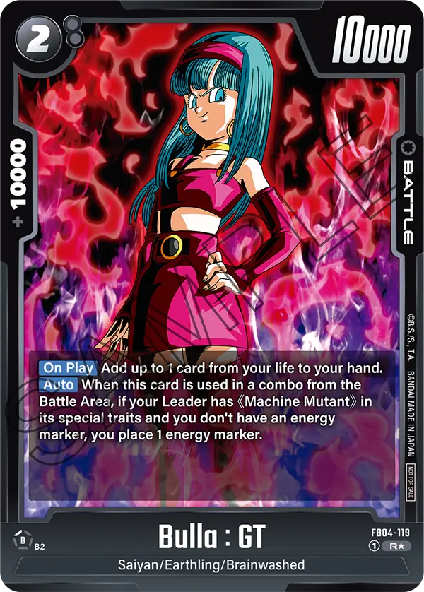 Bulla : GT FB04-119-p1 card