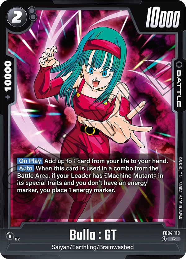 Bulla : GT FB04-119 card