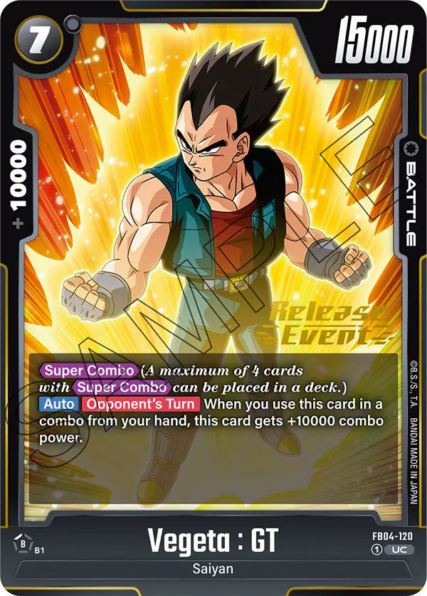 Vegeta : GT FB04-120-p1 card