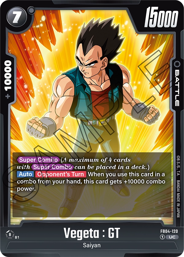 Vegeta : GT FB04-120 card