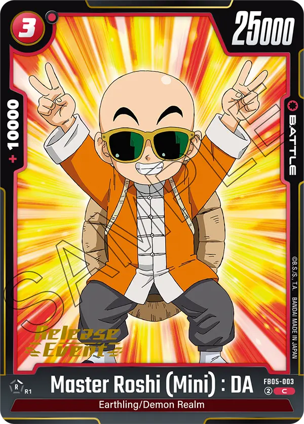 Master Roshi (Mini) : DA FB05-003-p1 card