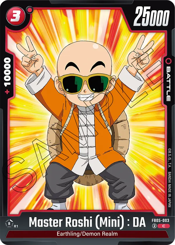 Master Roshi (Mini) : DA FB05-003 card