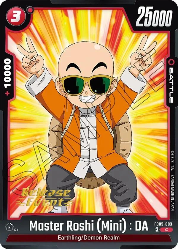 Master Roshi (Mini) : DA FB05-003_PR card