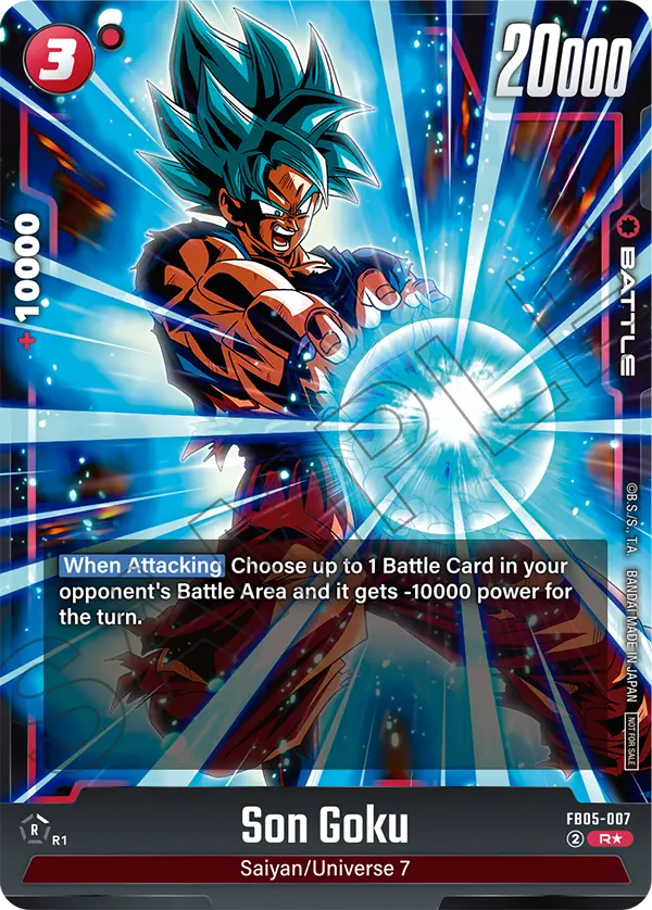 Son Goku FB05-007 Dragon Ball Fusion World card, Tournament