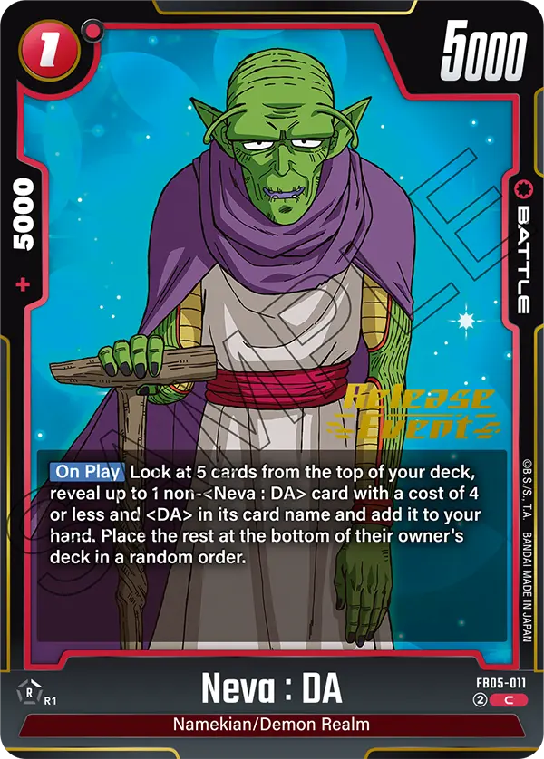 Neva : DA FB05-011-p3 card
