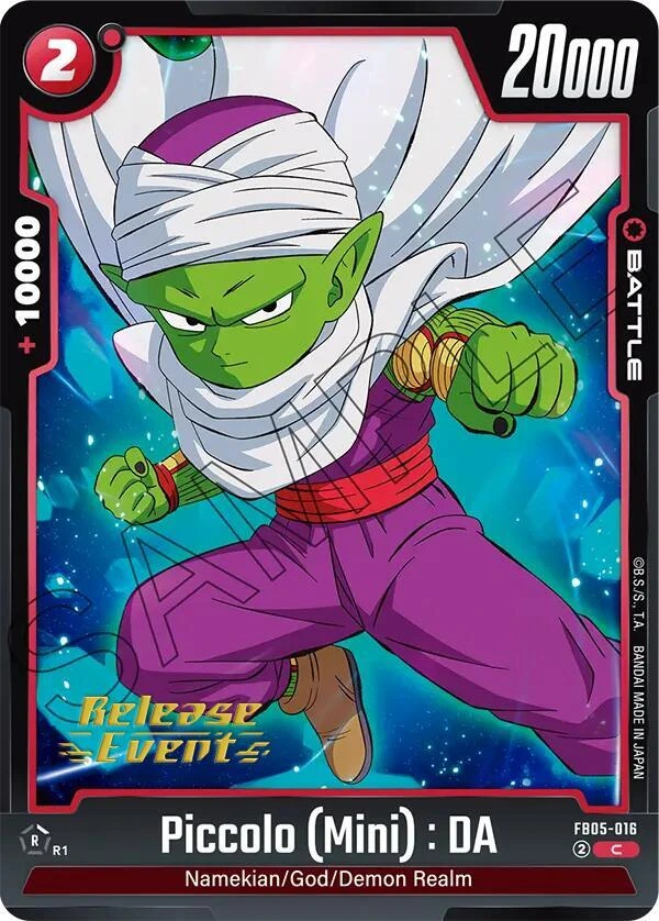 Piccolo (Mini) : DA FB05-016_PR card