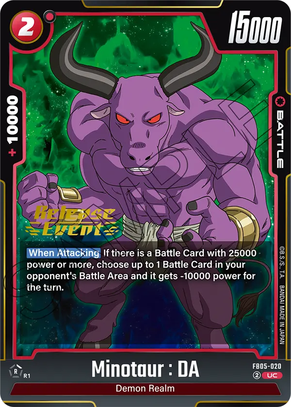 Minotaur : DA FB05-020-p1 card
