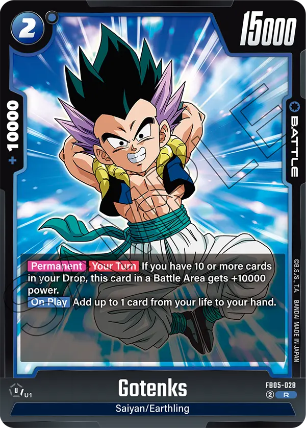 Gotenks FB05-028 card