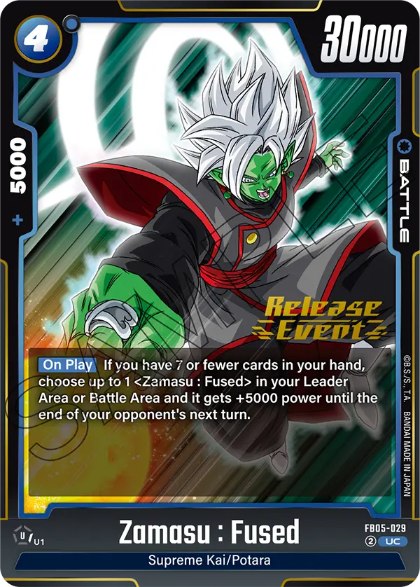 Zamasu : Fused FB05-029-p1 card