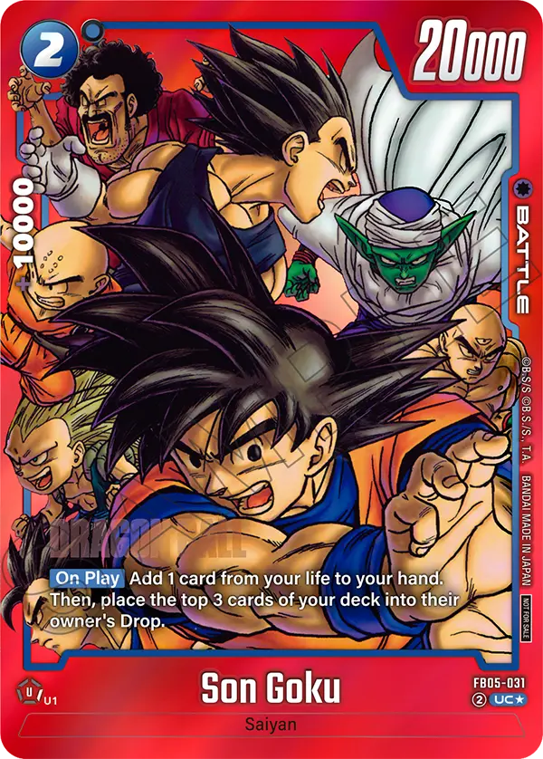 Son Goku FB05-031 Dragon Ball Fusion World card, Promo
