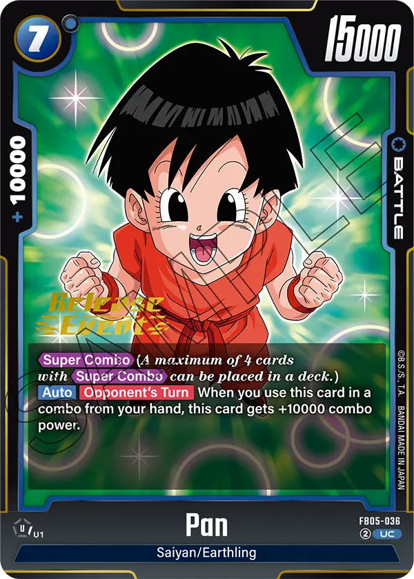 Pan FB05-036-p1 card
