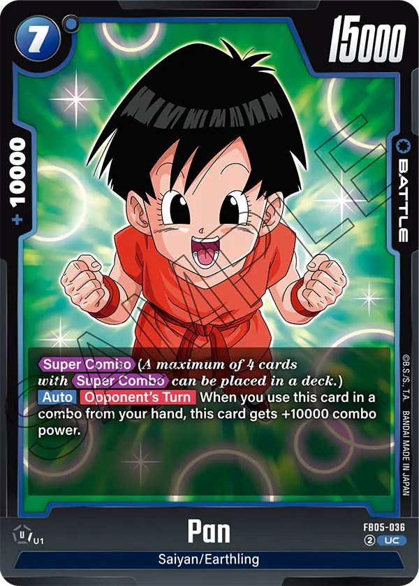 Pan FB05-036 card
