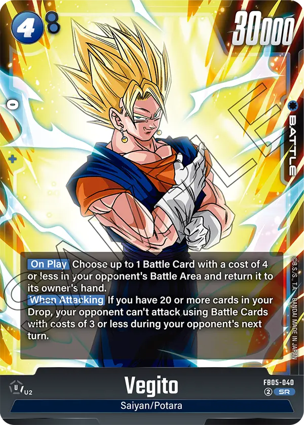 Vegito FB05-040 card